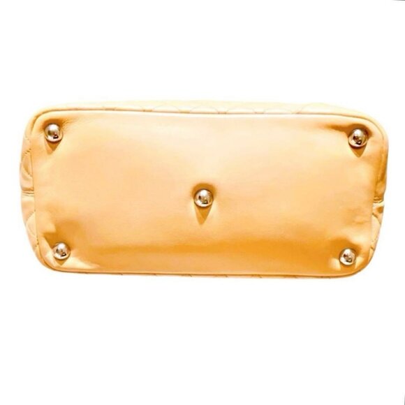 Authentic CHANEL CC Cambon Calfskin Quilted Large Shopping Tote Shoulder Bag - Picture 9 of 14